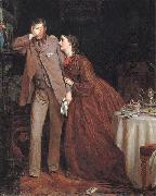George Elgar Hicks Woman's Mission:Companion of Manhood France oil painting artist